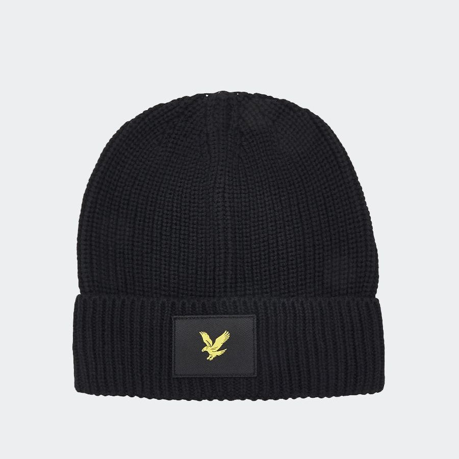 Lyle&Scott Solid Color Knit Hat