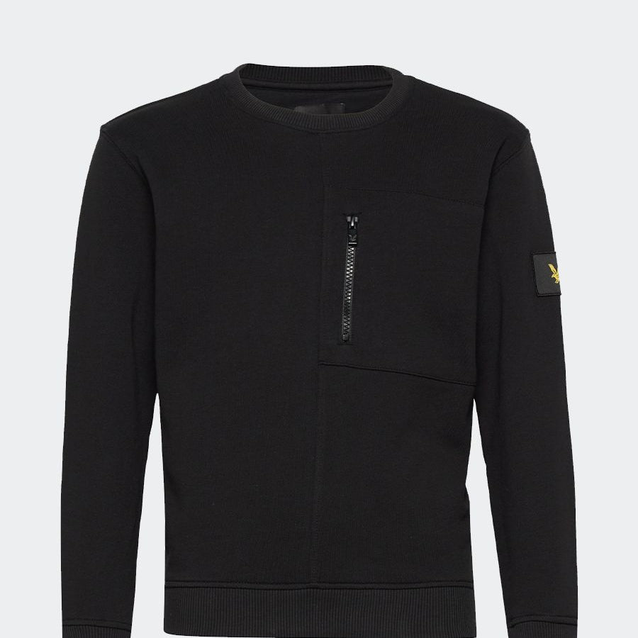 Lyle&Scott Solid Color Crew Neck Sweatshirt