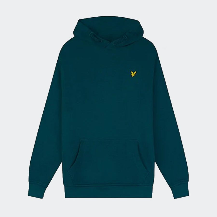 Lyle&Scott Cotton Hoodie with Logo Application