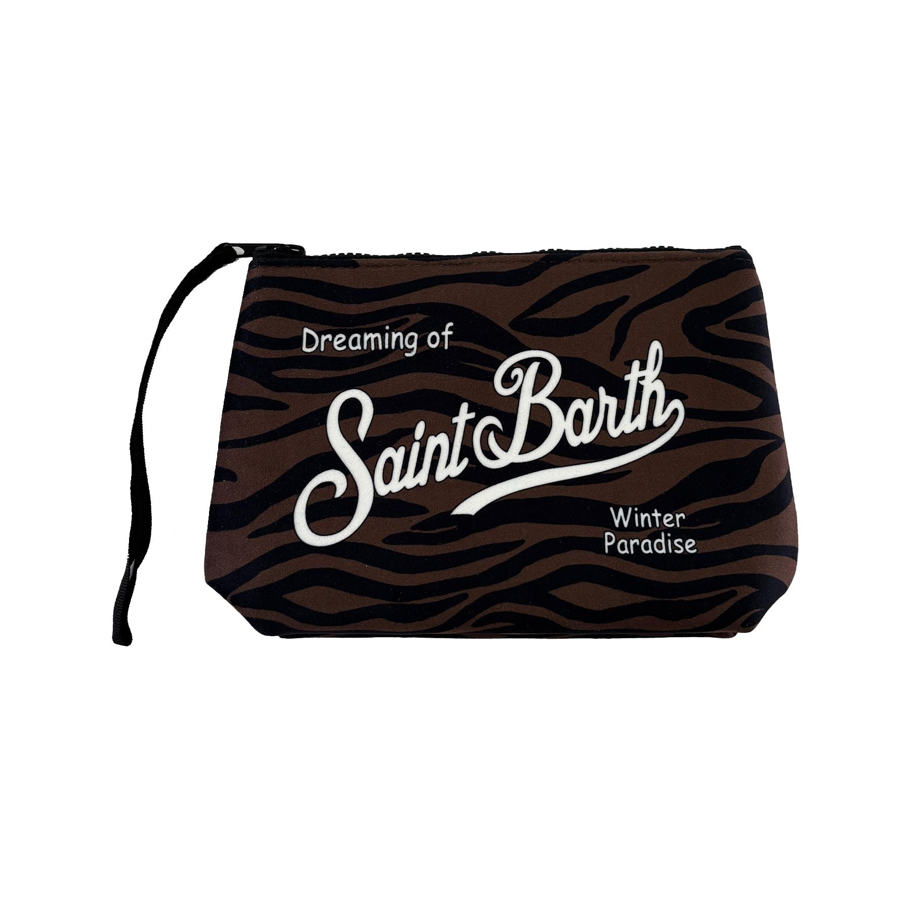 Mc2 Saint Barth Aline Neoprene Clutch Bag in Zebra Color
