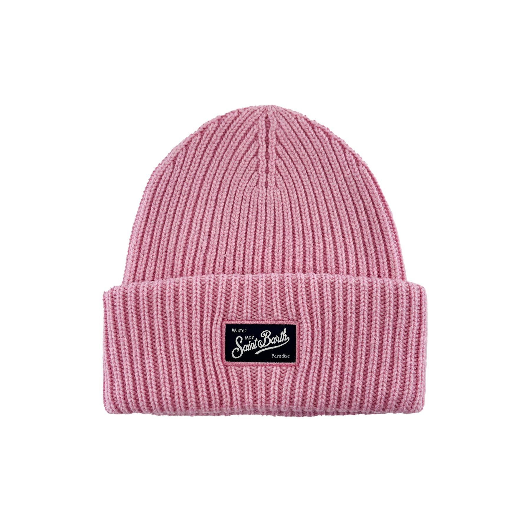 Mc2 Saint Barth Berry Hat in Pink Bubble Knit