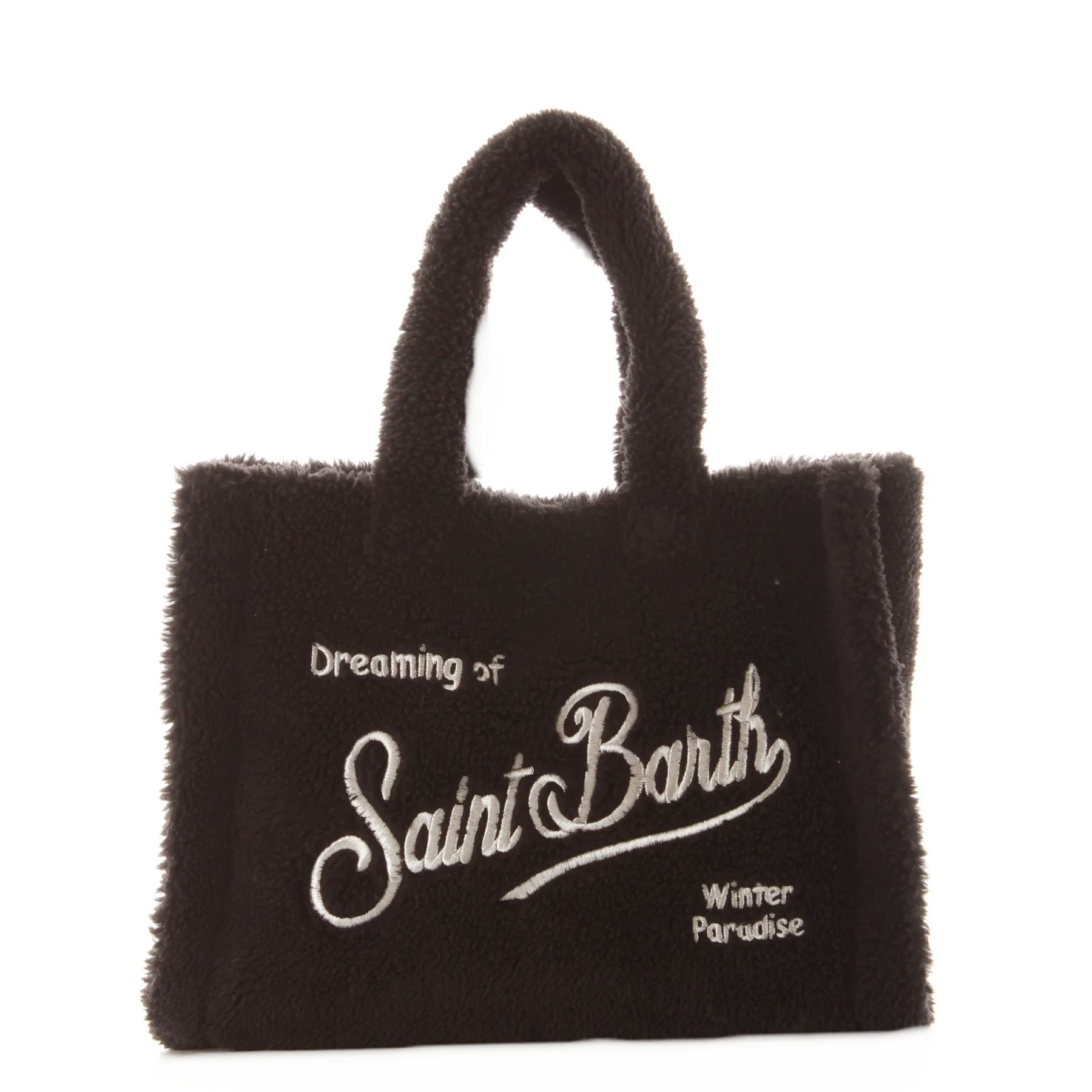 Mc2 Saint Barth Colette Teddy Handbag with Shoulder Strap