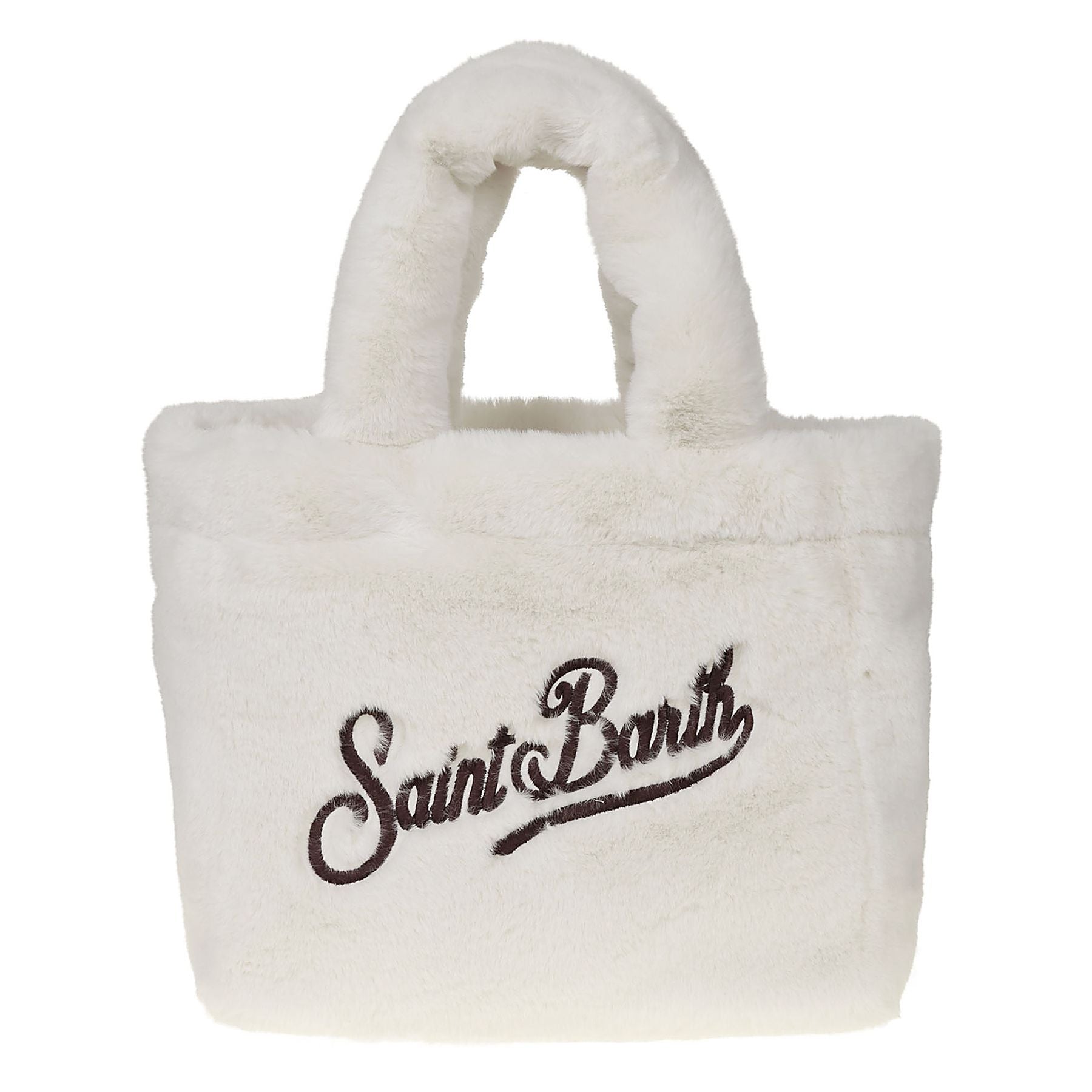 Mc2 Saint Barth Colette Soft Fur Handbag with Shoulder Strap