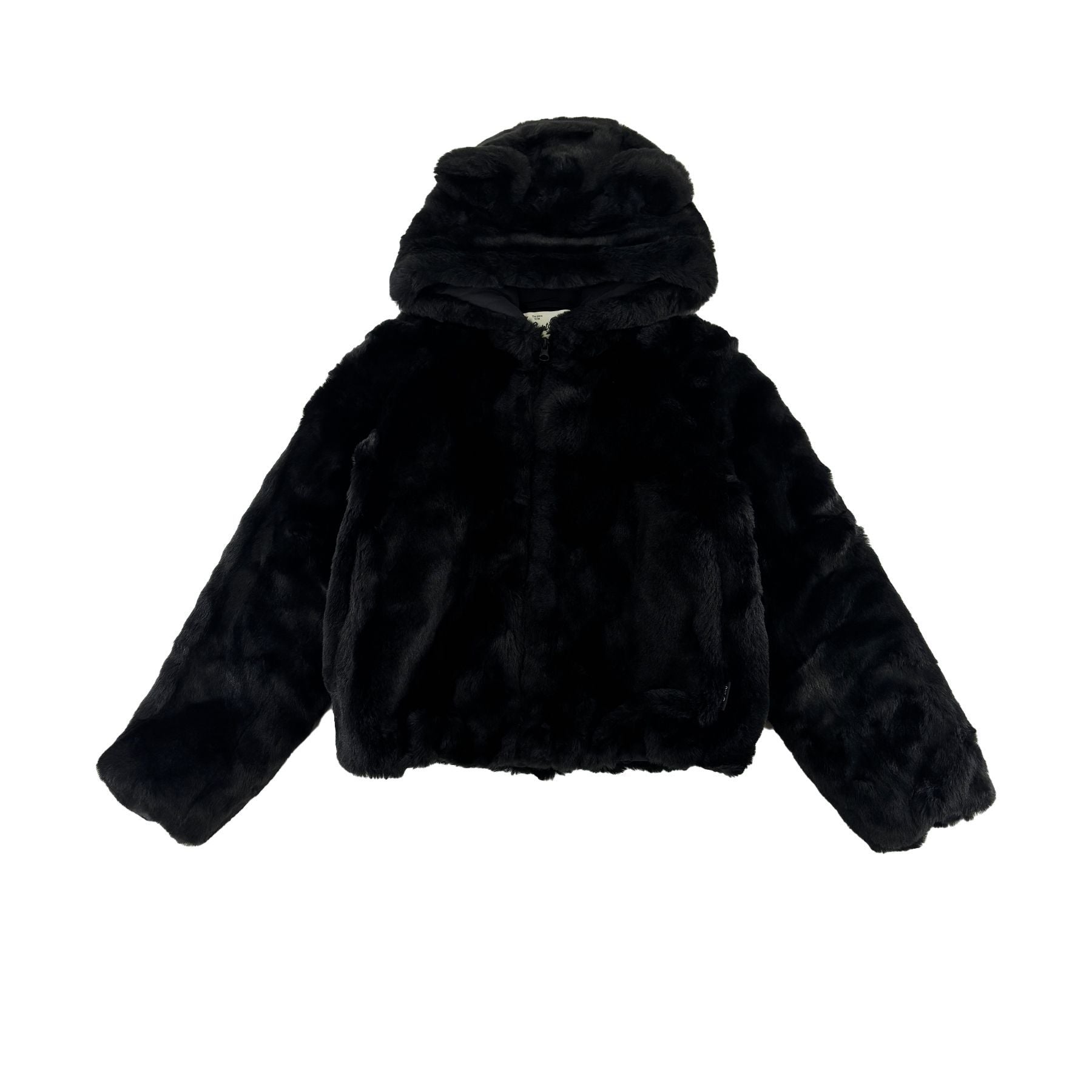 Mc2 saint barth Hysode Fur Jacket Girls' Faux Fur Hooded Jacket