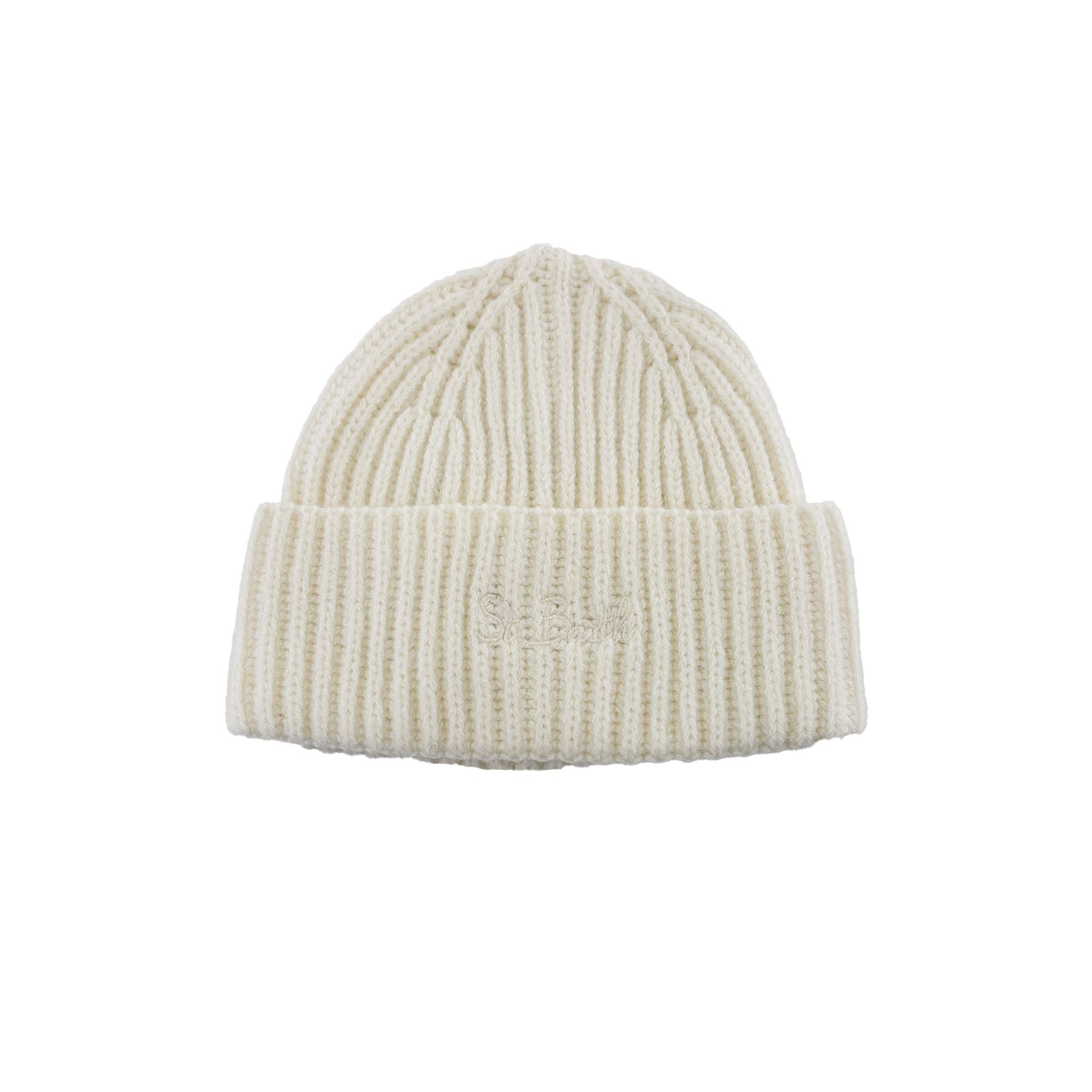 Mc2 Saint Barth Off-White Knit Hat