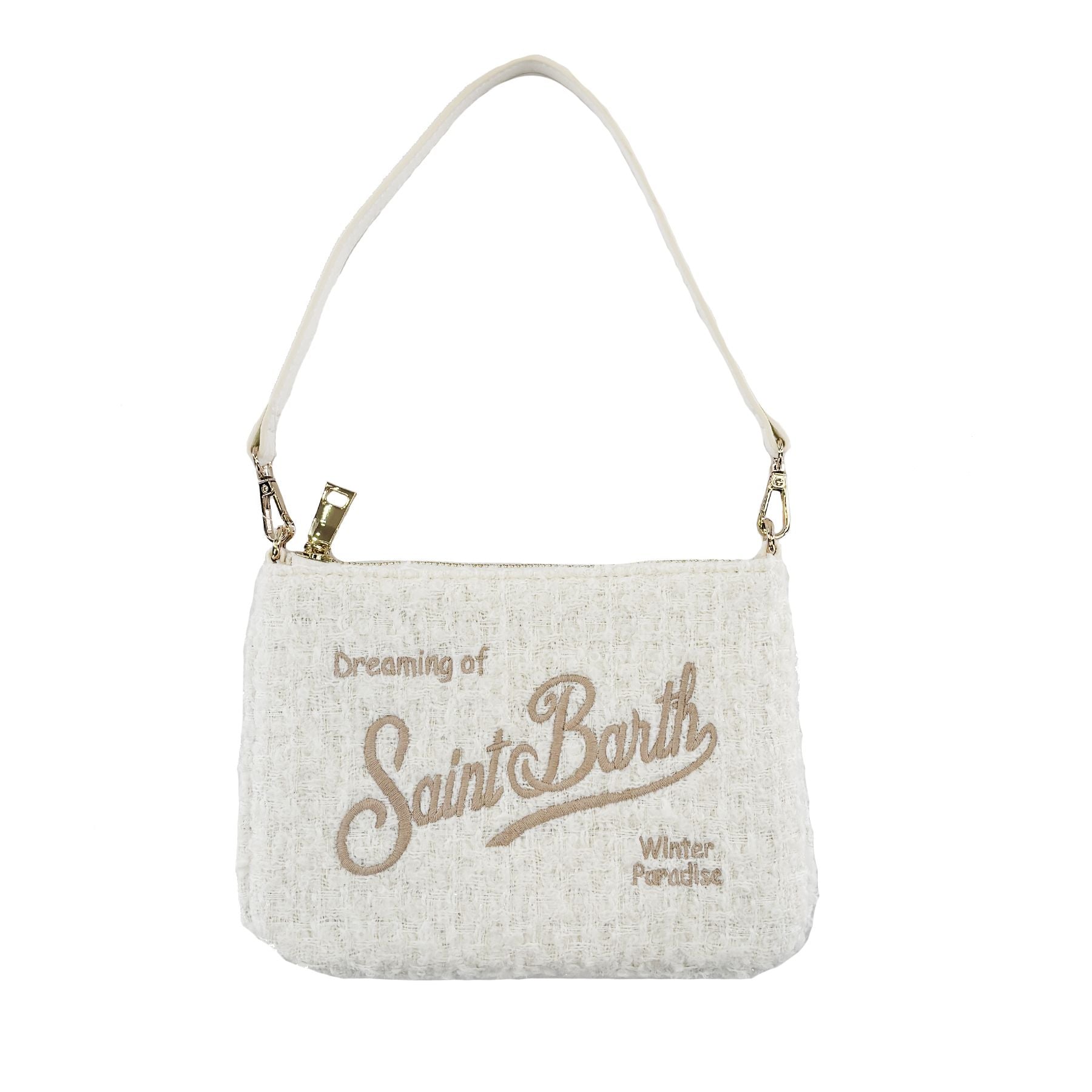 Mc2 Saint Barth Parisienne Mini Tweed Bag Patterned Object Holder