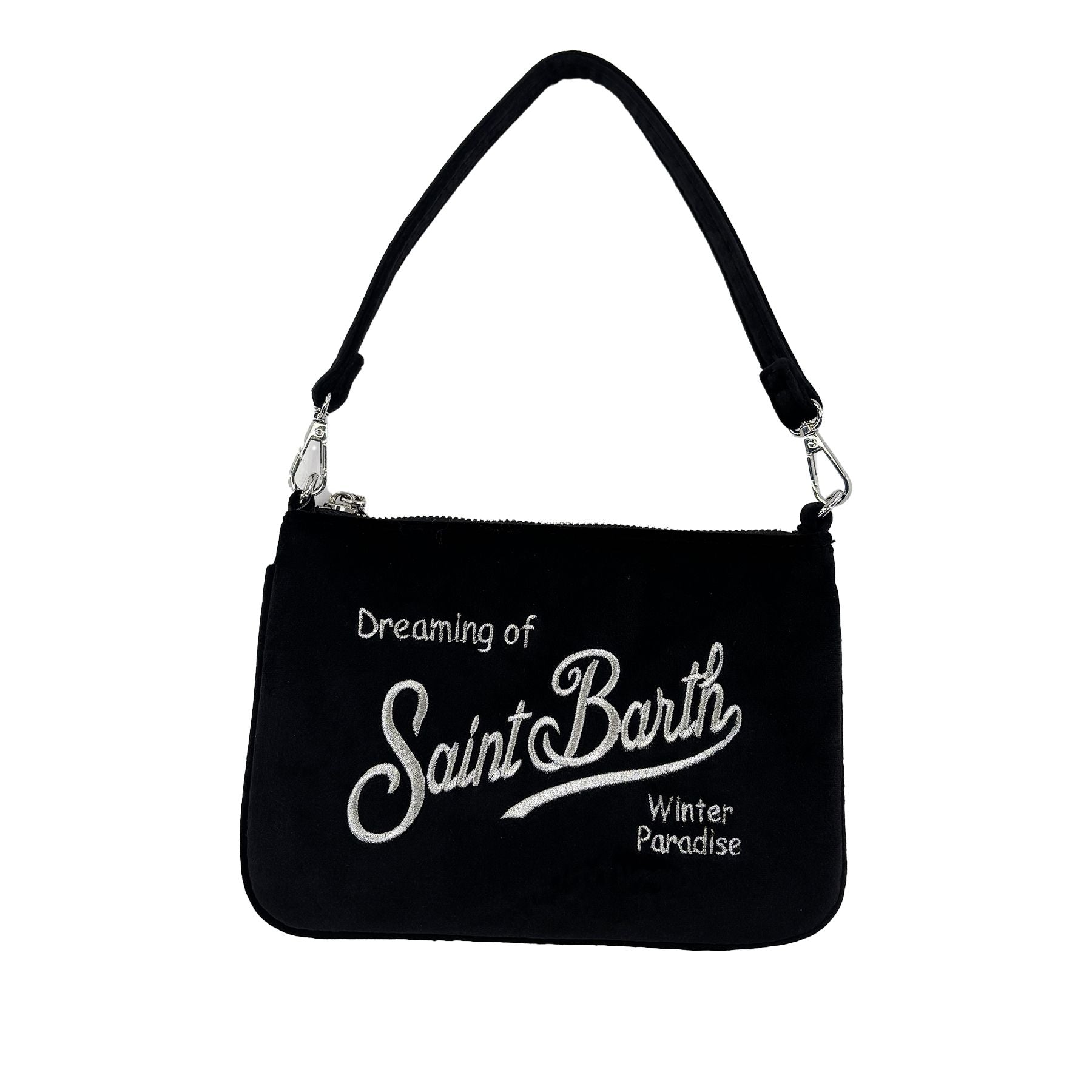Mc2 Saint Barth Parisienne Mini Velvet Bag with Pattern