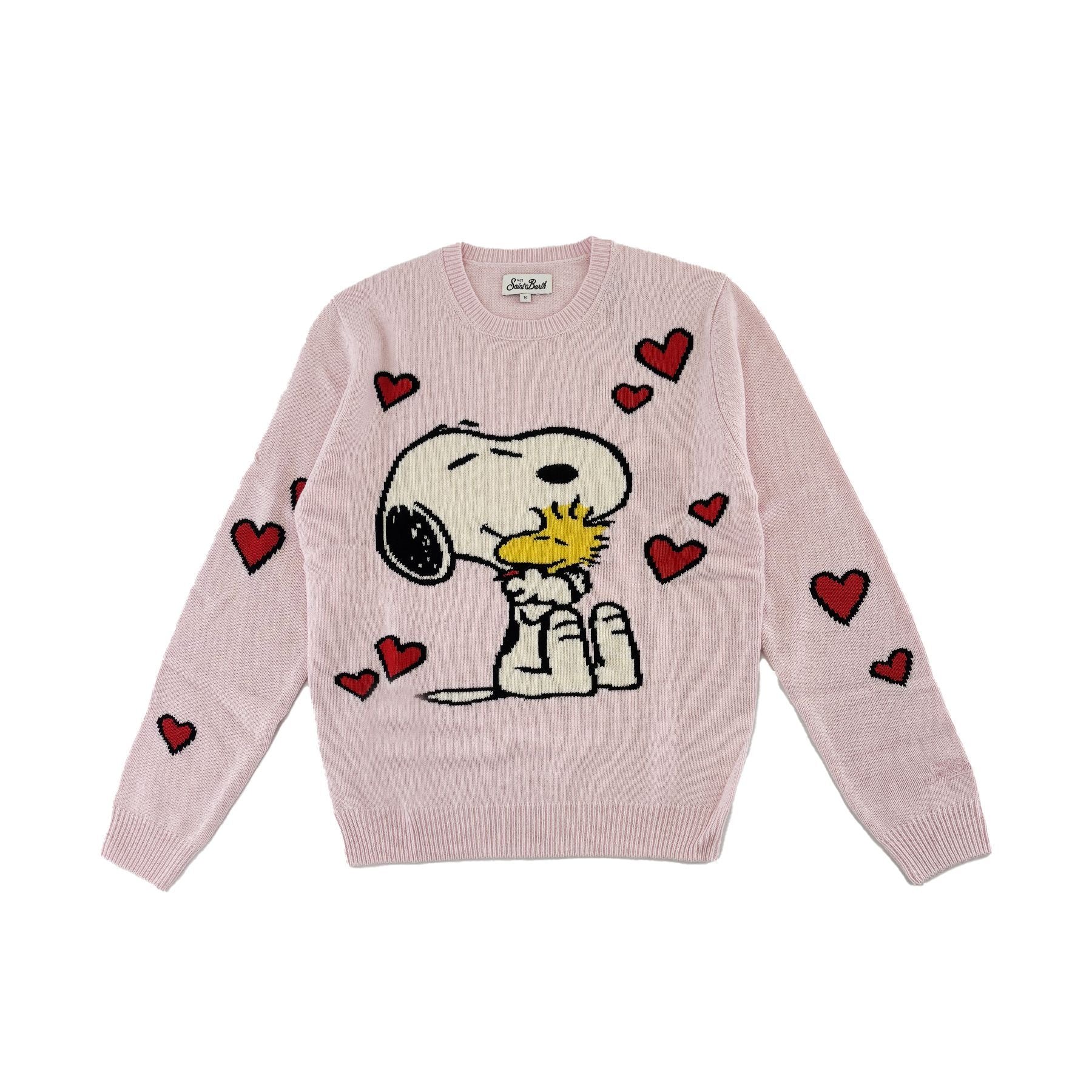 Mc2 Saint Barth Princess Crewneck Love Logo Sweater