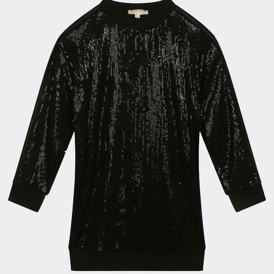 Michael Kors Solid Color Sequin Dress