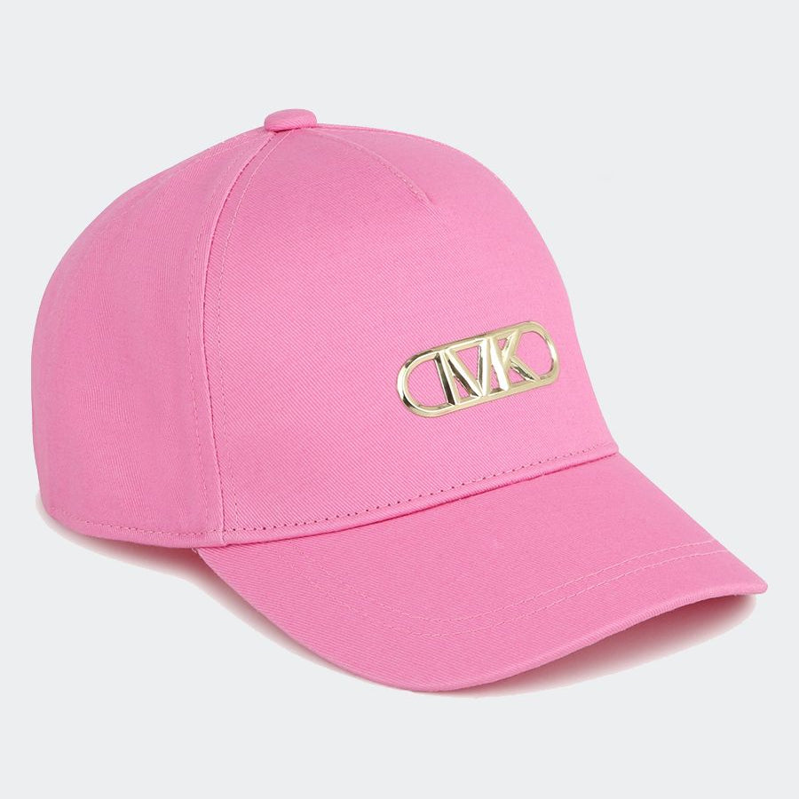 "MK" Printed Cotton Twill Hat