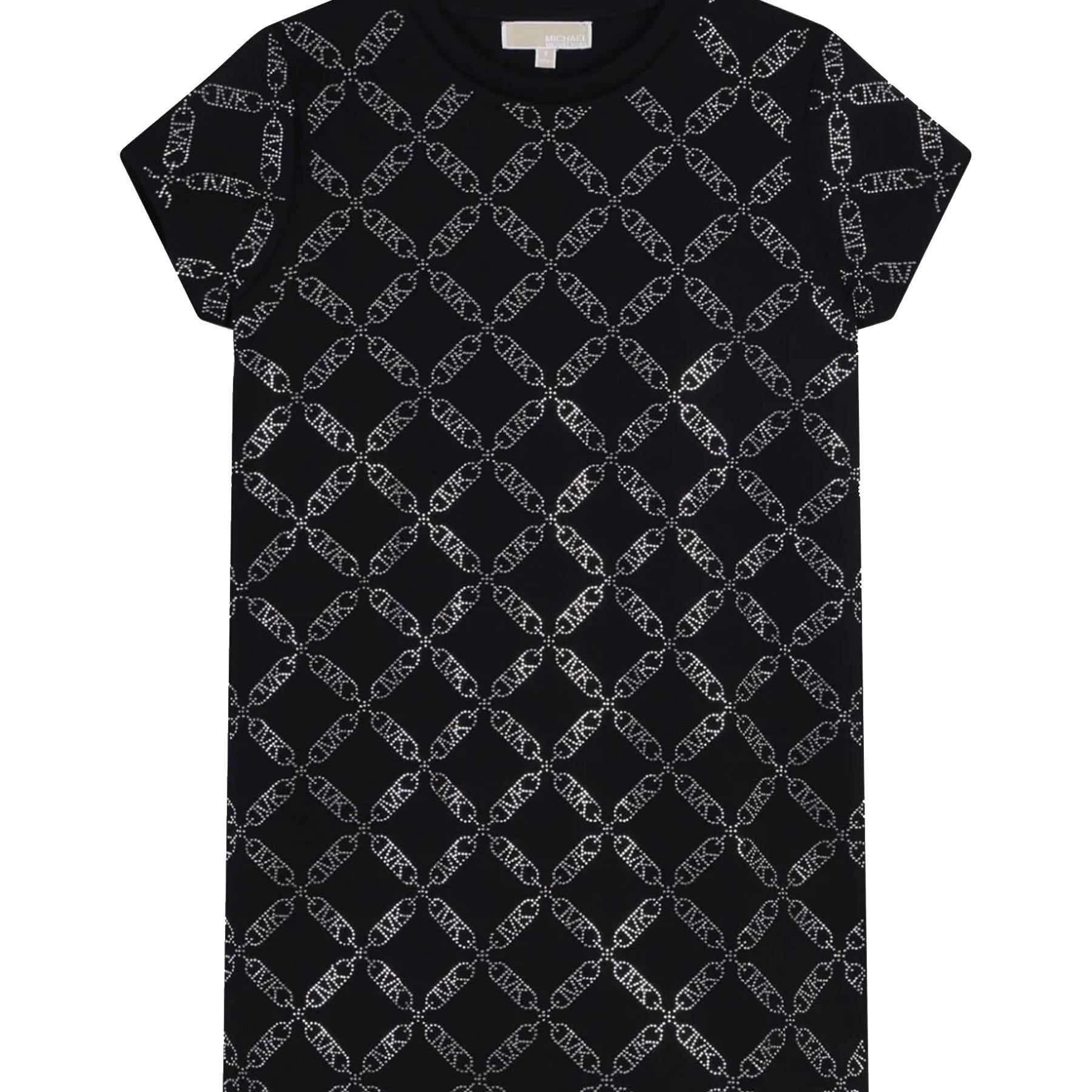 Michael Kors All Over Rhinestone Logo Dress