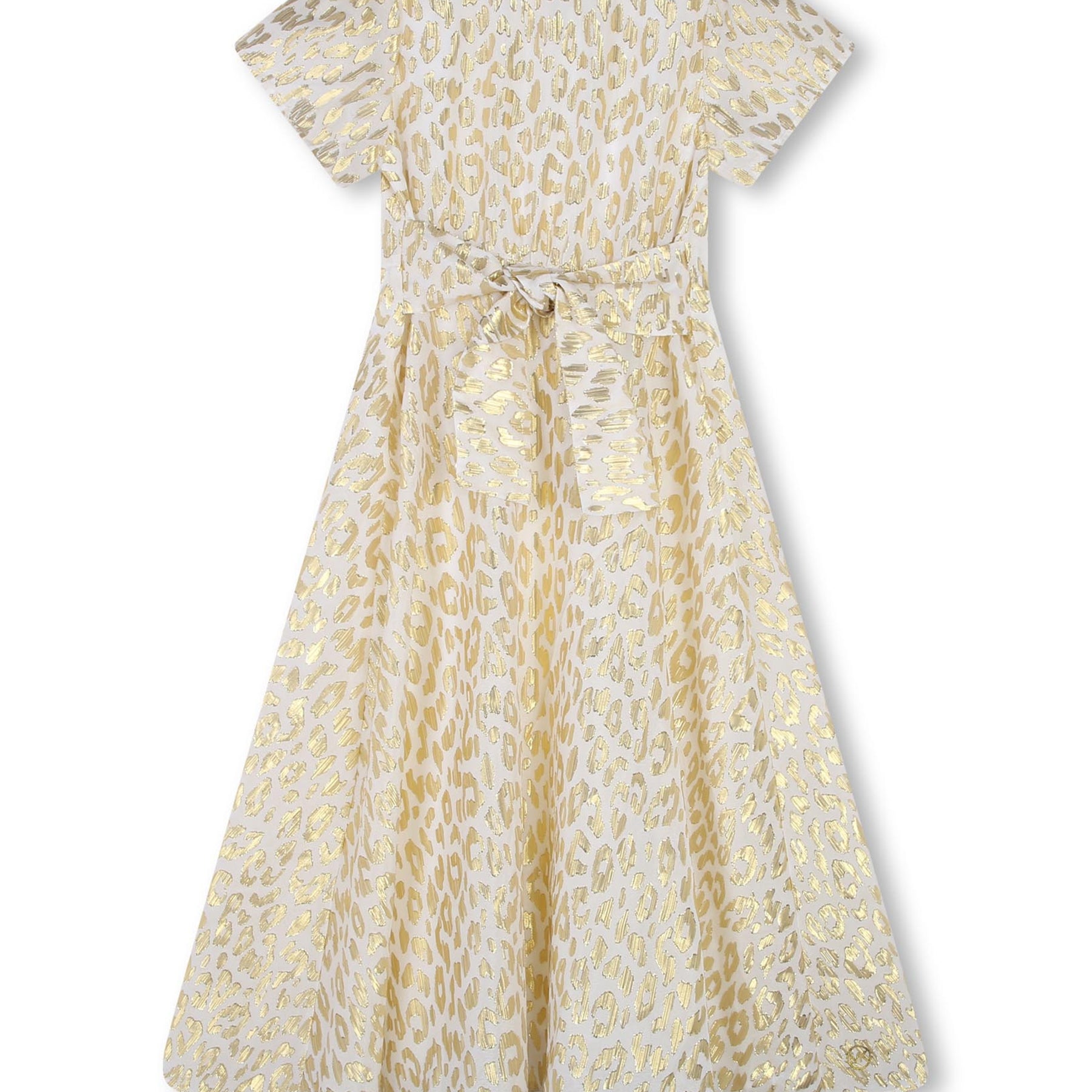 Michael Kors Gold Patterned Long Dress