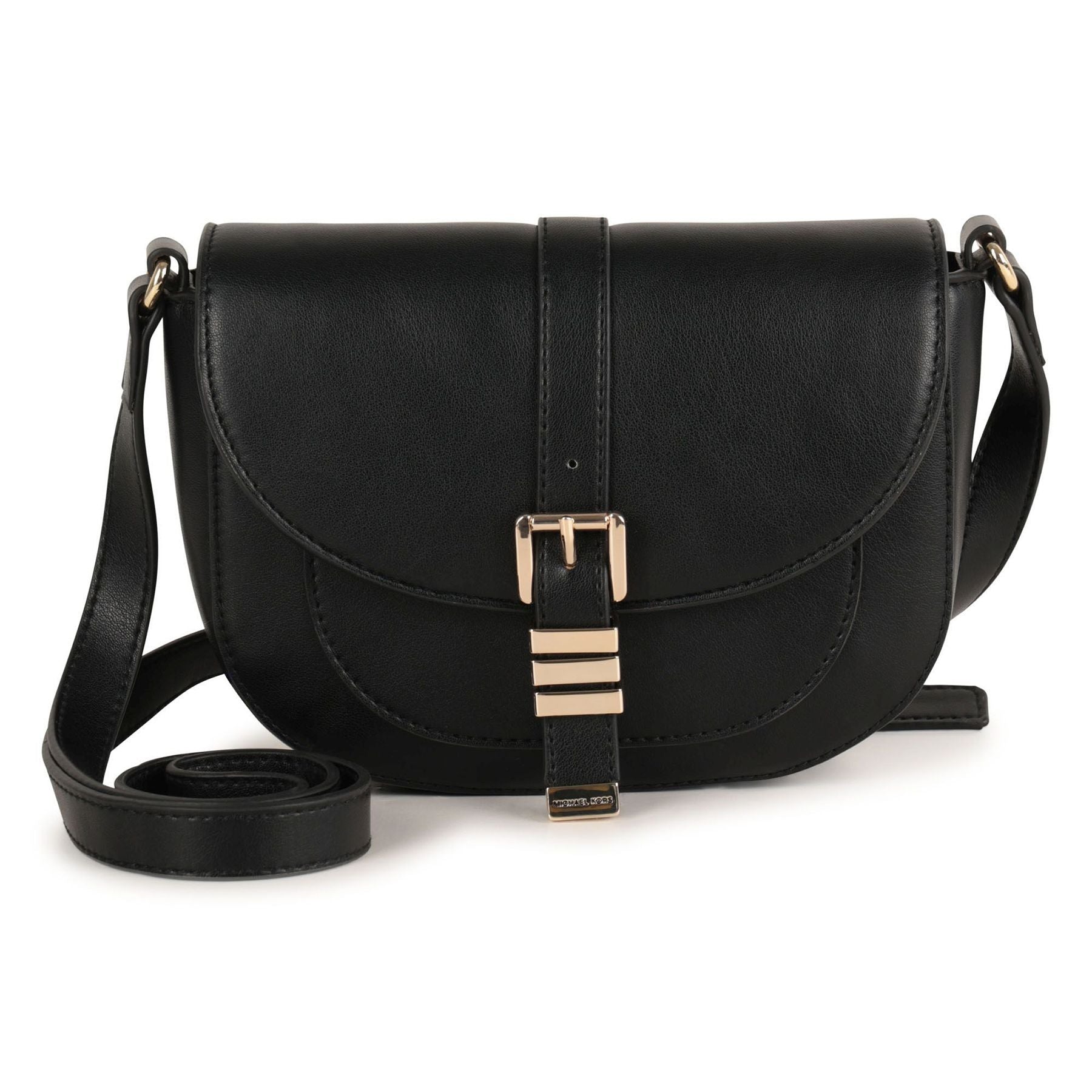 Michael Kors Black Bag Refined and Practical Made of Smooth Coated Fabric