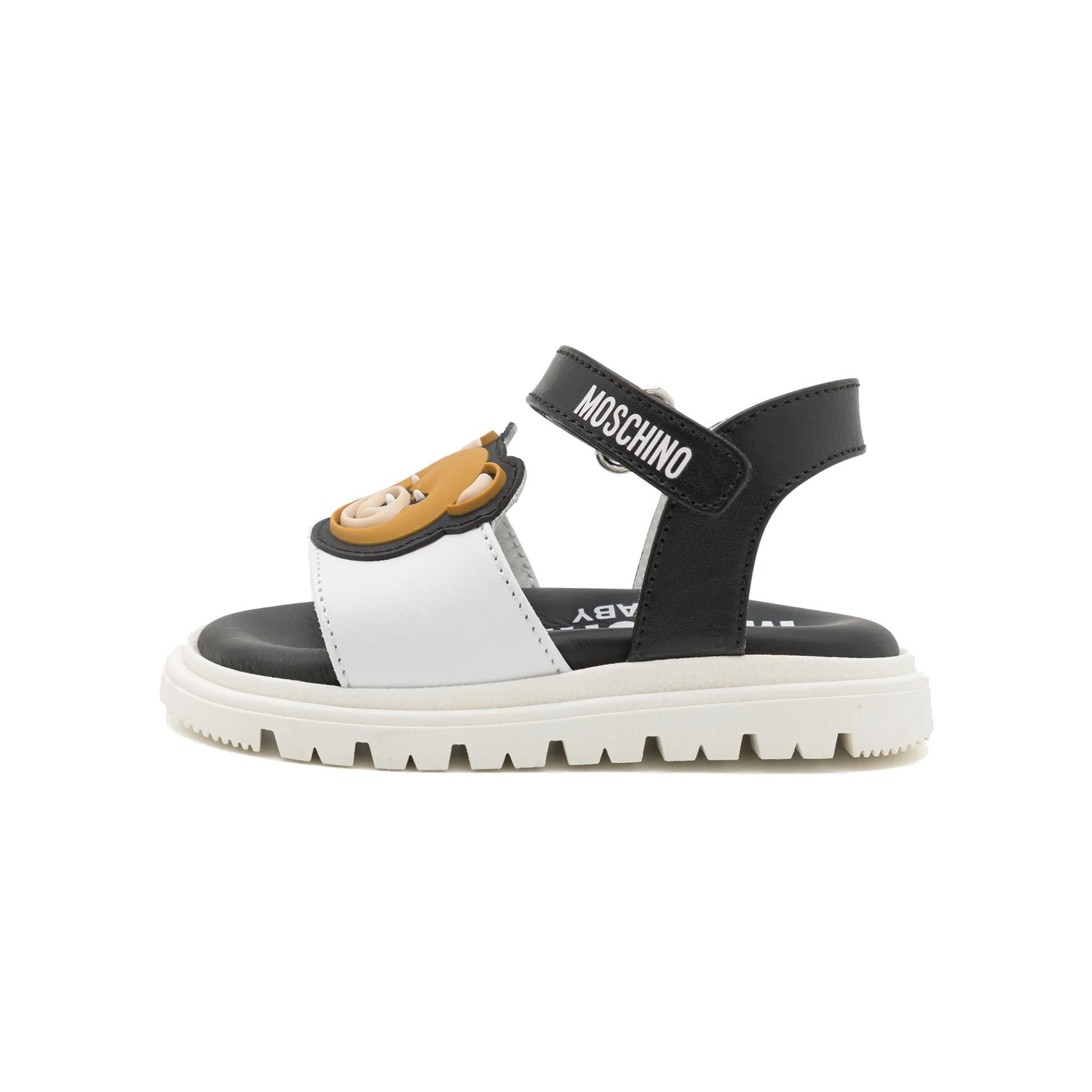 Moschino Black and White Sandals