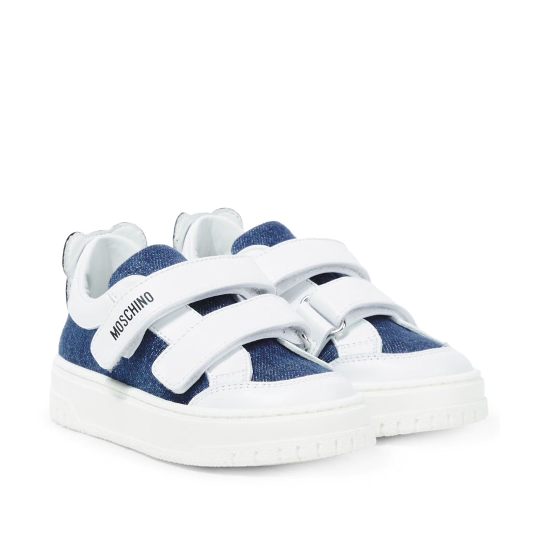 White denim sneakers