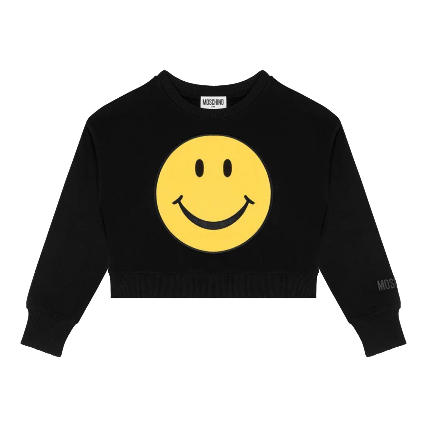 Moschino Cropped Sweatshirt Decorated Smile