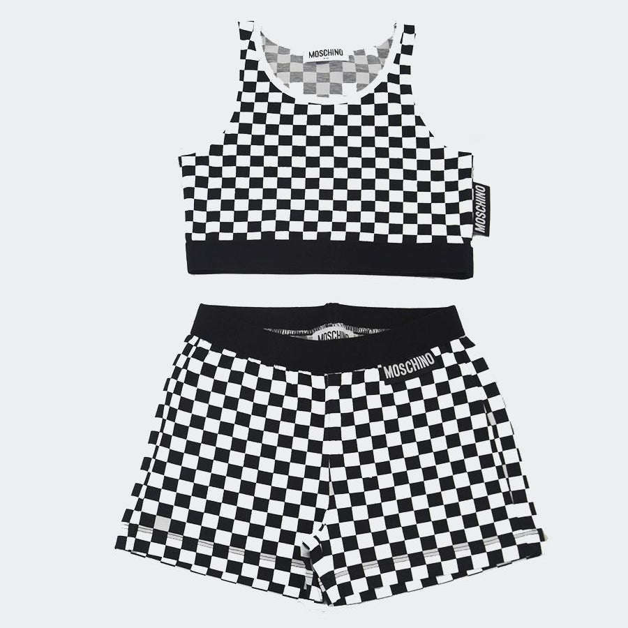 Moschino Printed Tank Top and Shorts Set