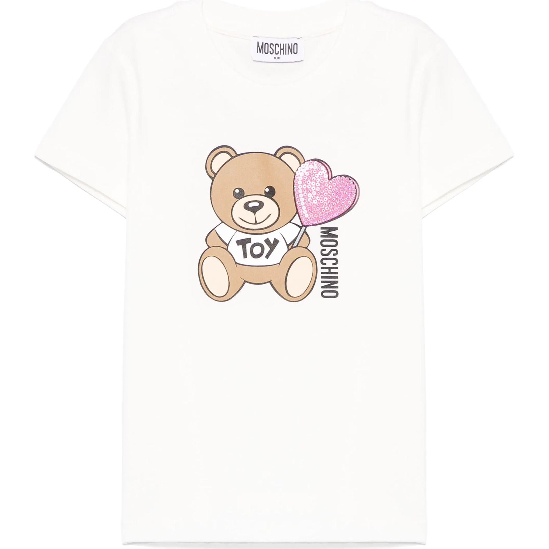 Moschino T-shirt with Teddy Bear and Heart