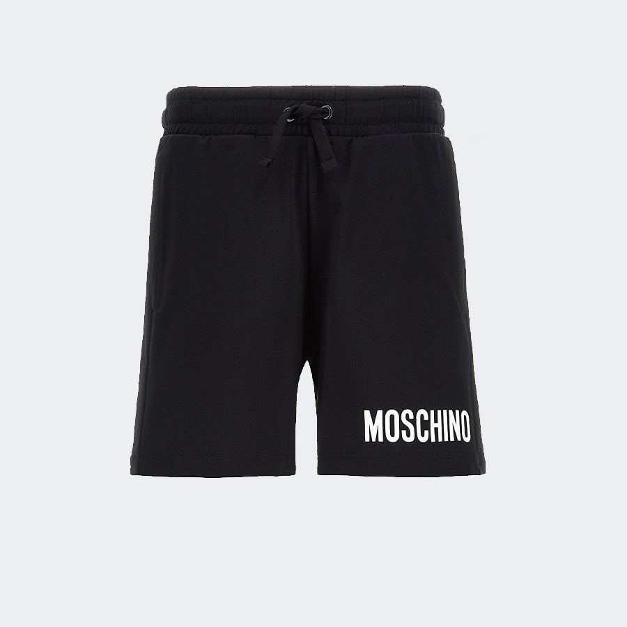 Moschino Solid Color Fleece Shorts