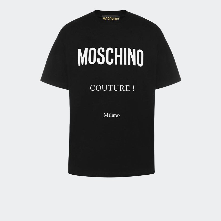 Moschino Solid Color T-shirt with Logo
