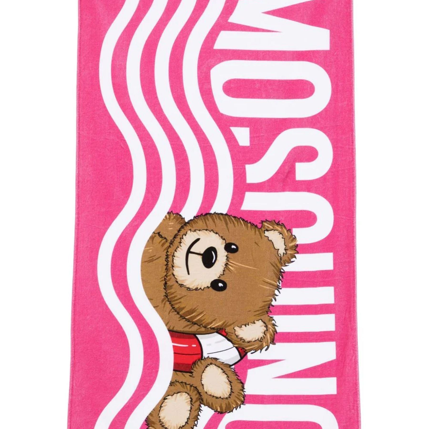 Moschino Beach Towel with Teddy Bear