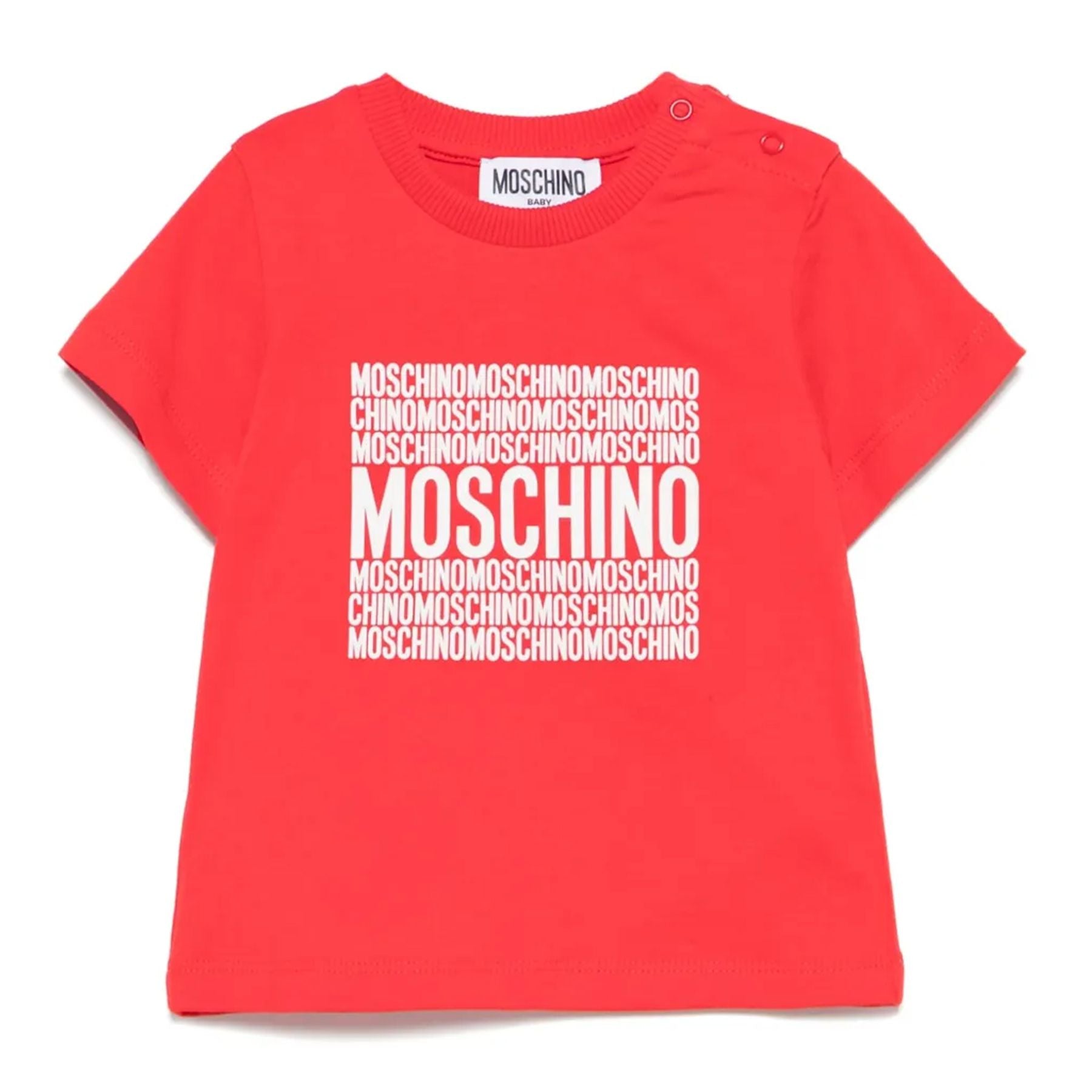 Moschino Multi-logo Print T-shirt