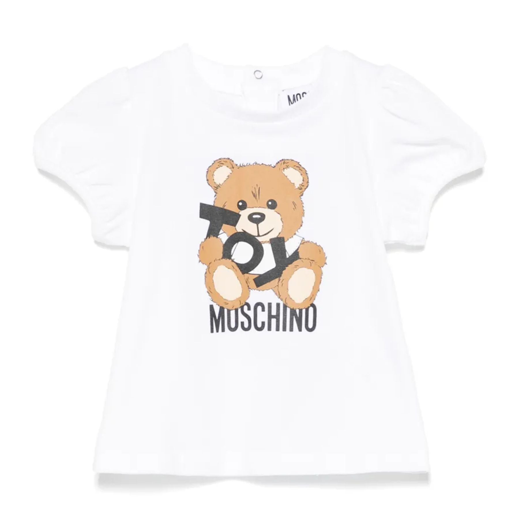 Moschino Baby Girl T-Shirt with Teddy Bear