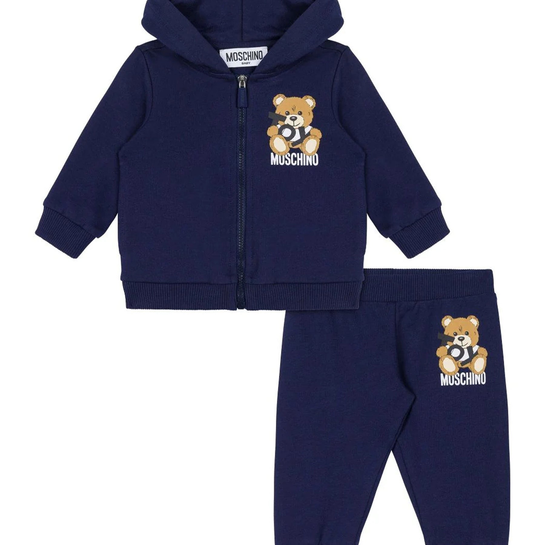 Moschino Full-Zip Sportswear and Jogging Set