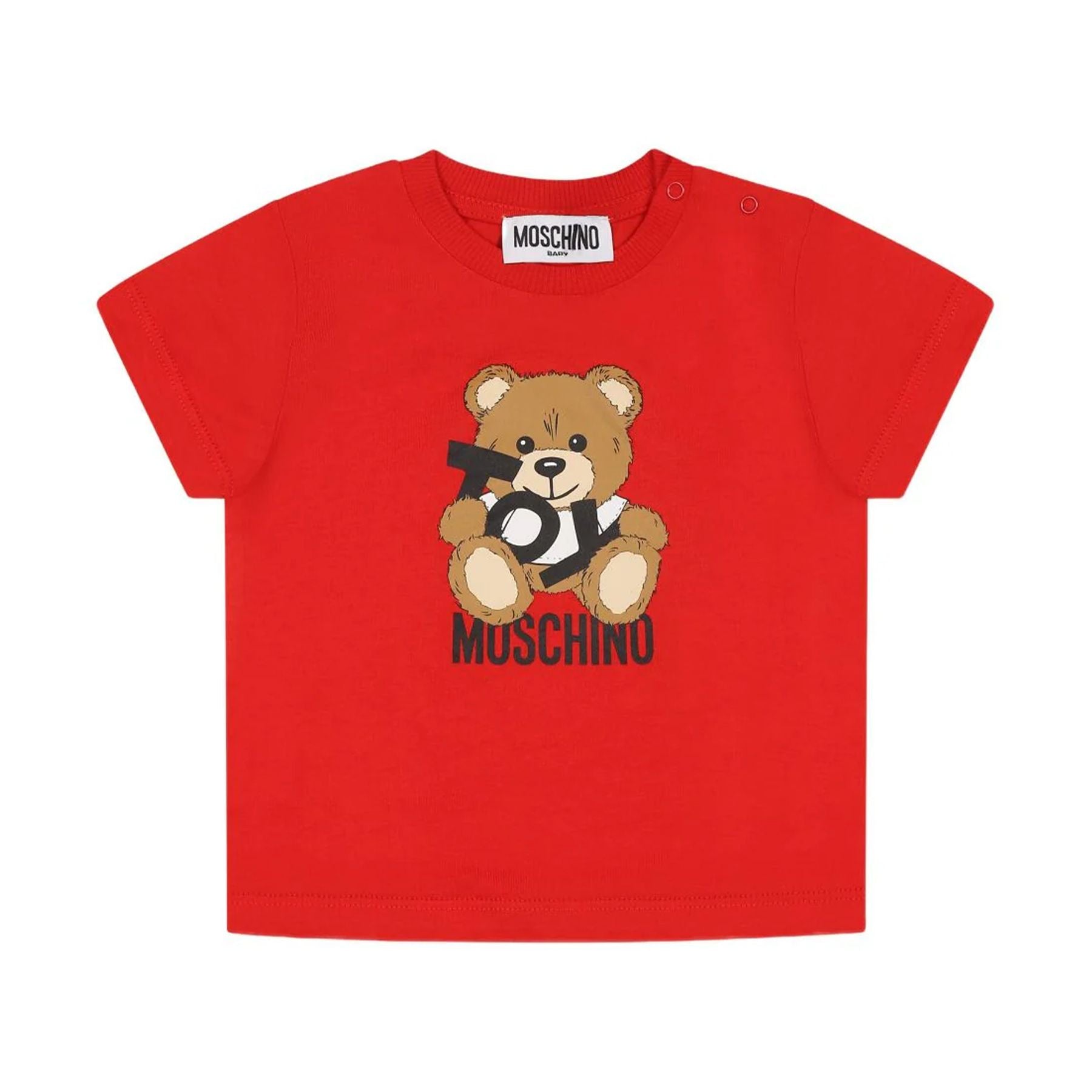 Moschino Baby Girl T-Shirt with Teddy Bear
