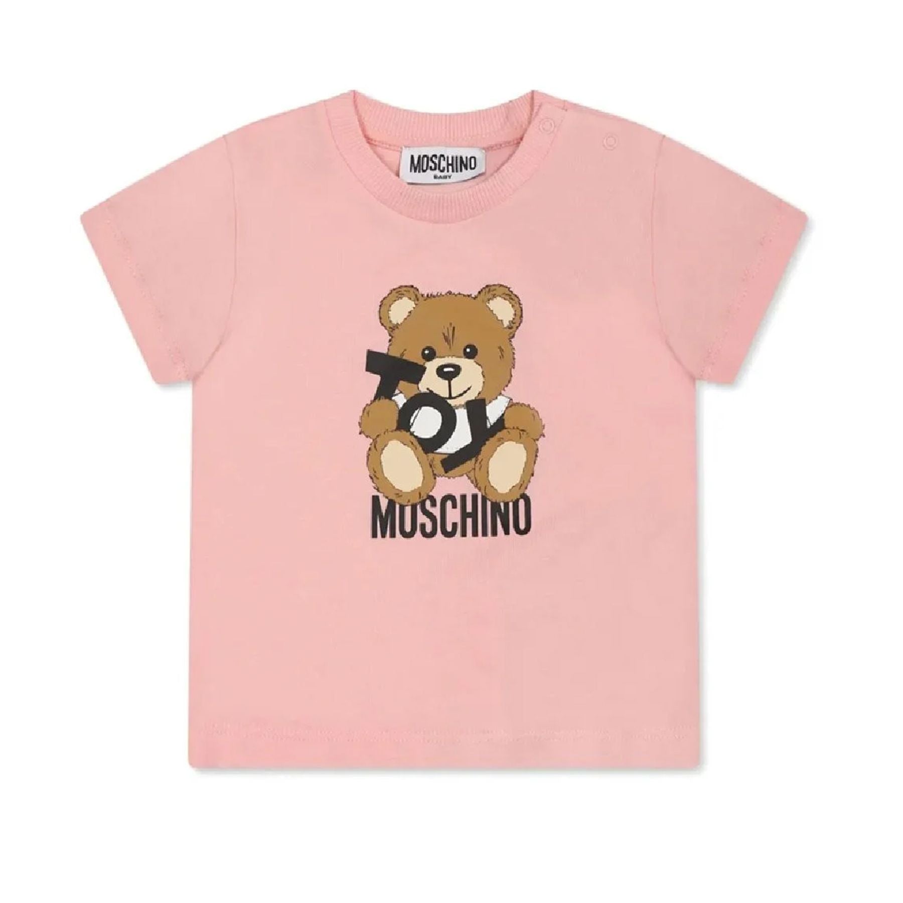 Moschino Baby Girl T-Shirt with Teddy Bear