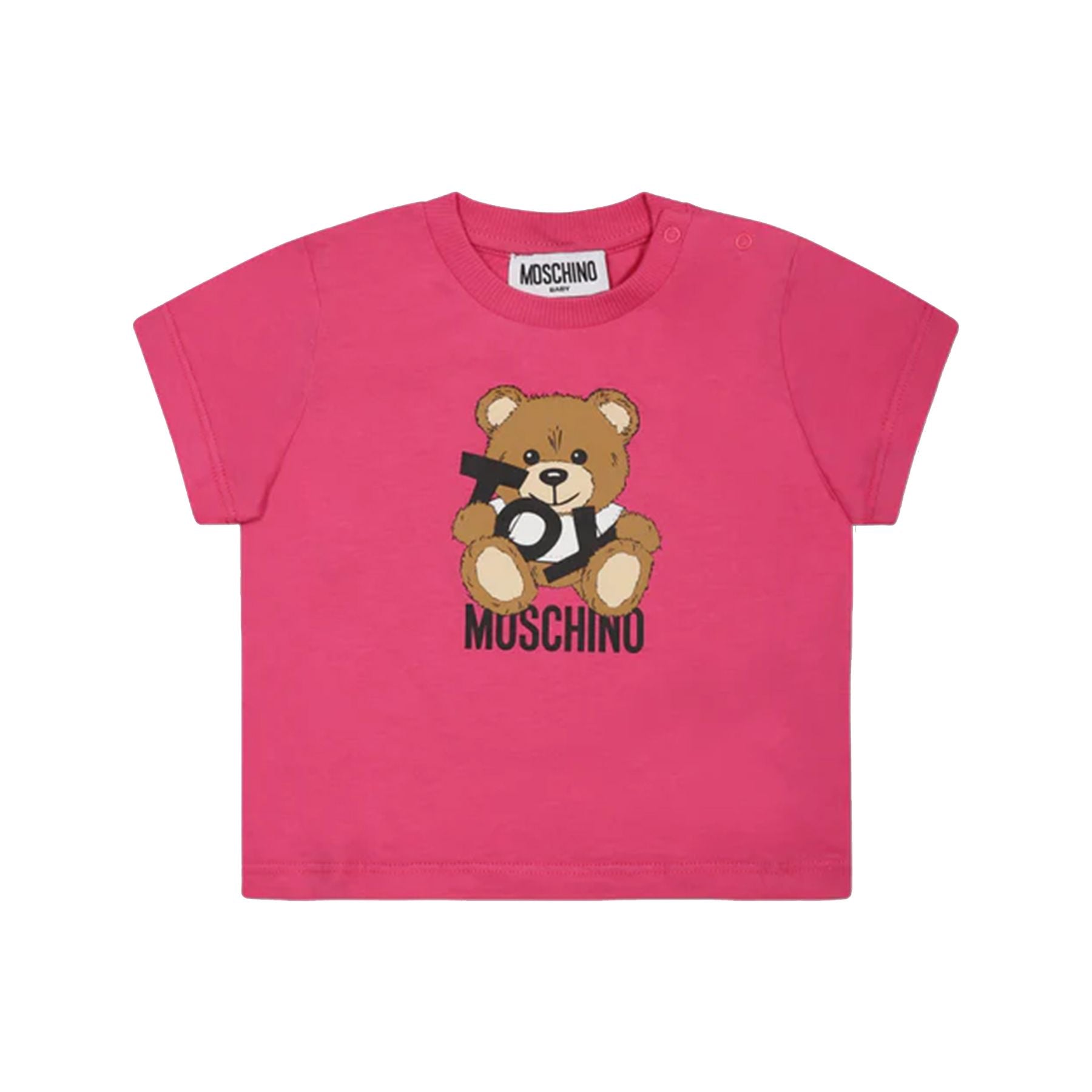Moschino Baby Girl T-Shirt with Teddy Bear