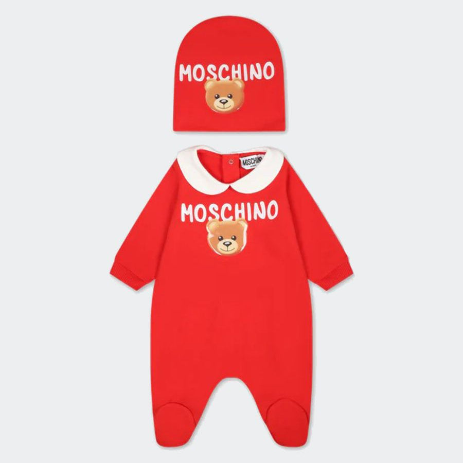 Gift set consisting of onesie and hat
