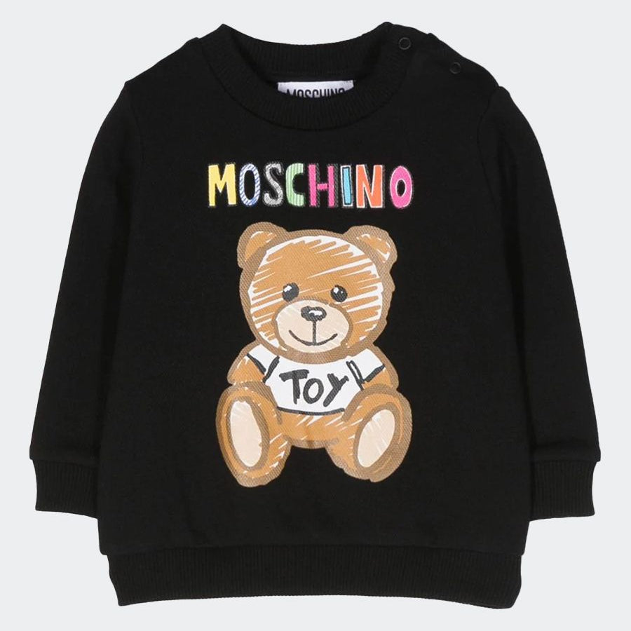 Moschino Sweatshirt with Logo in Drawing Style
