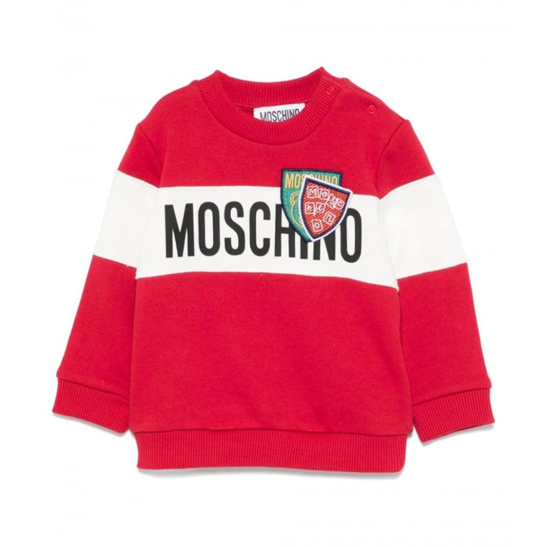 Moschino Crew Neck Long Sleeve Sweatshirt