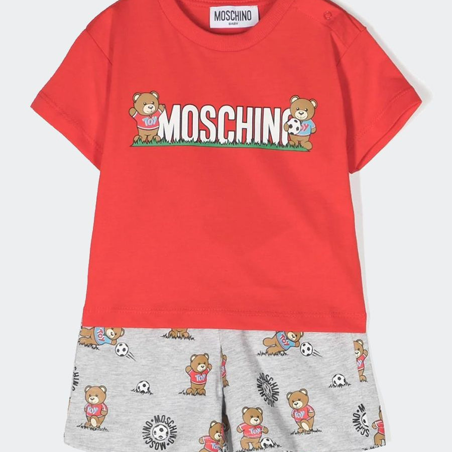 Moschino Multicolor Sports Set Consisting of T-shirt and Shorts