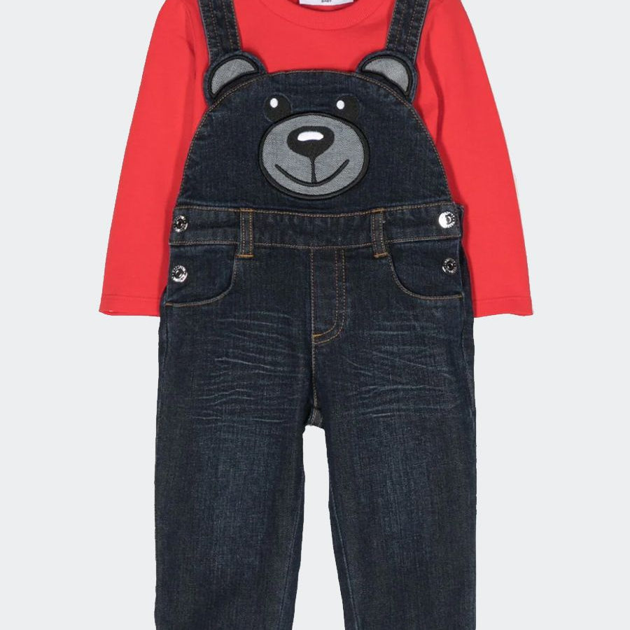 Moschino Overalls and Sweater