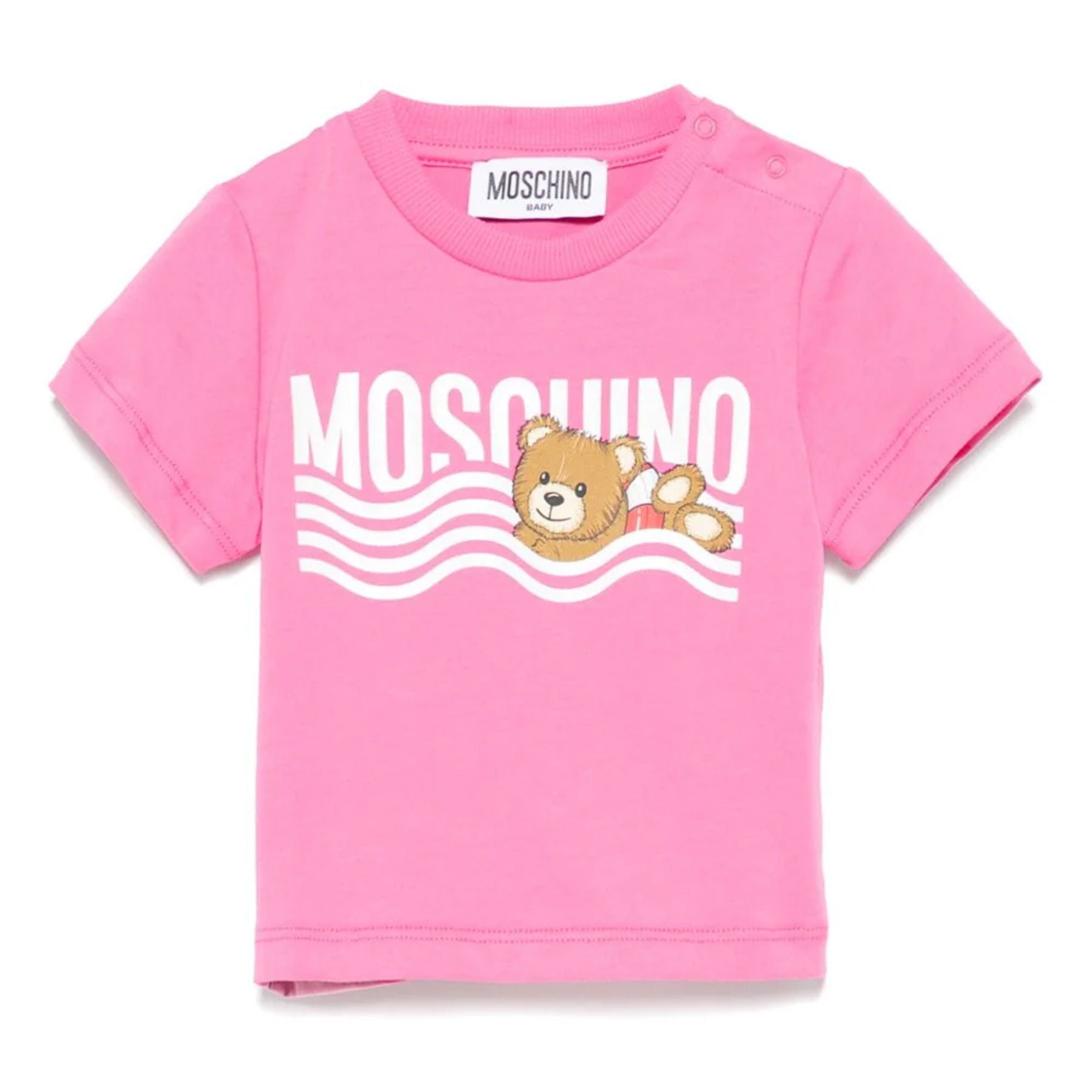Moschino Teddy Print T-shirt at the Beach