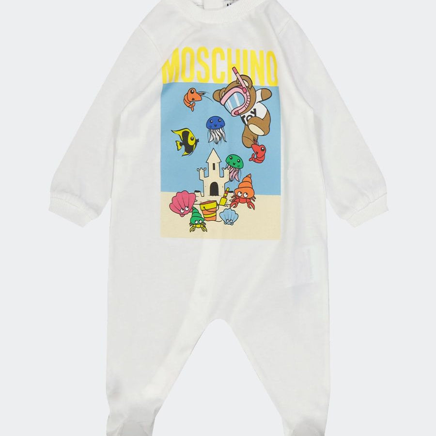 Moschino Long Romper with Print