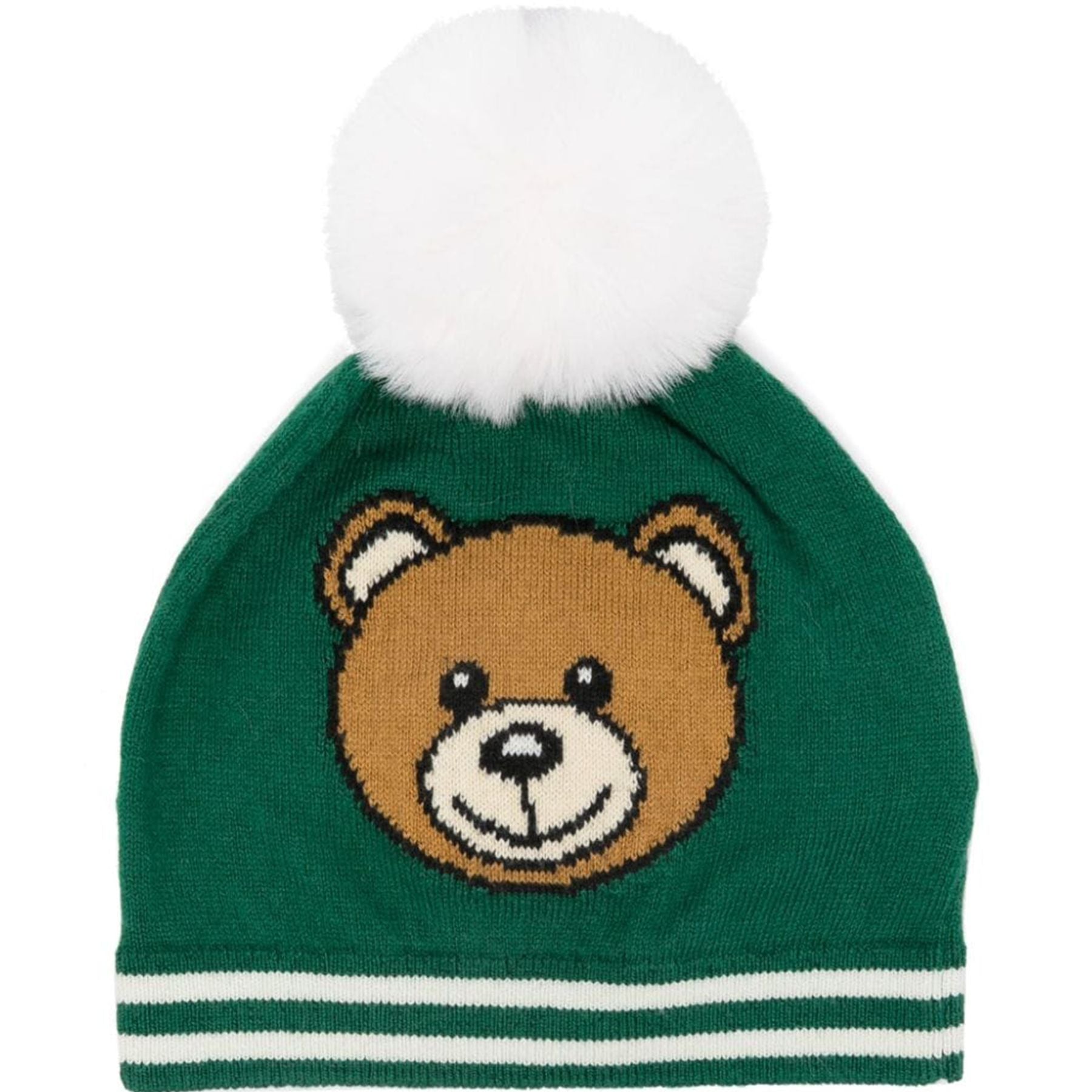 Moschino Thread Hat with Pom