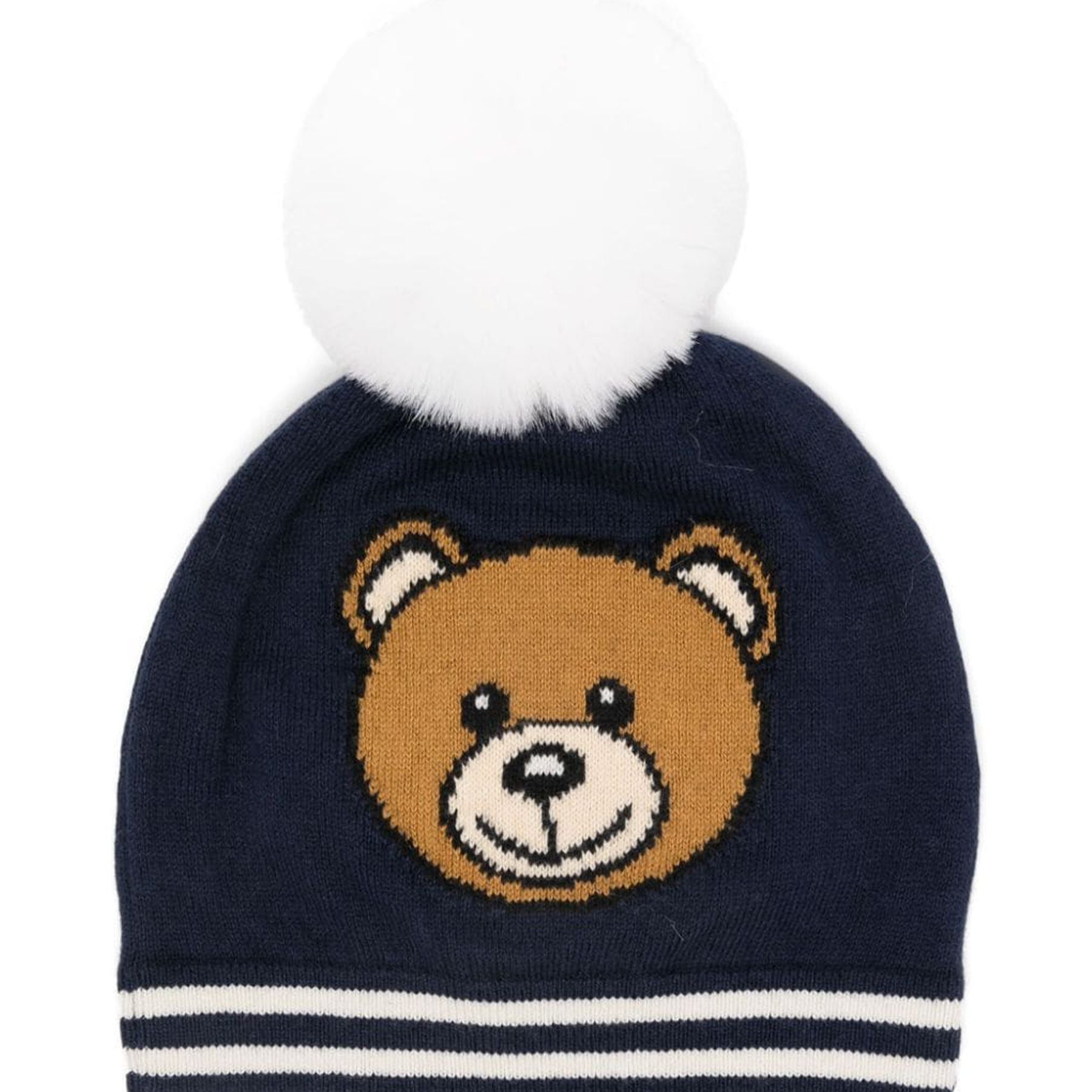 Moschino Thread Hat with Pom