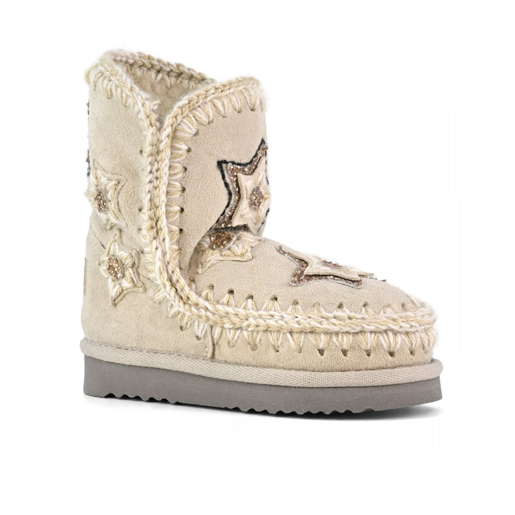 Mou Eskimo Kid Crochet Stars Boots