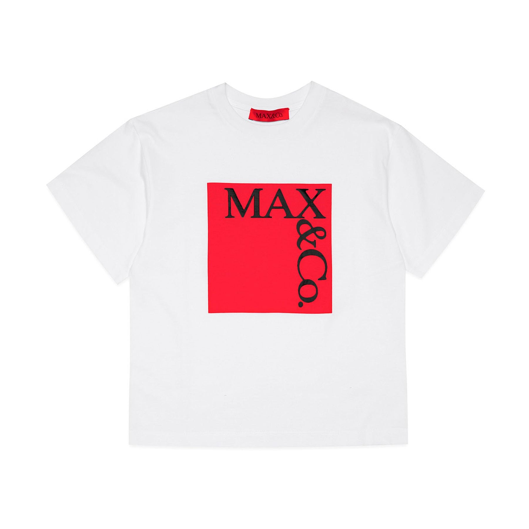 Max&co Crew Neck T-Shirt with Front Print