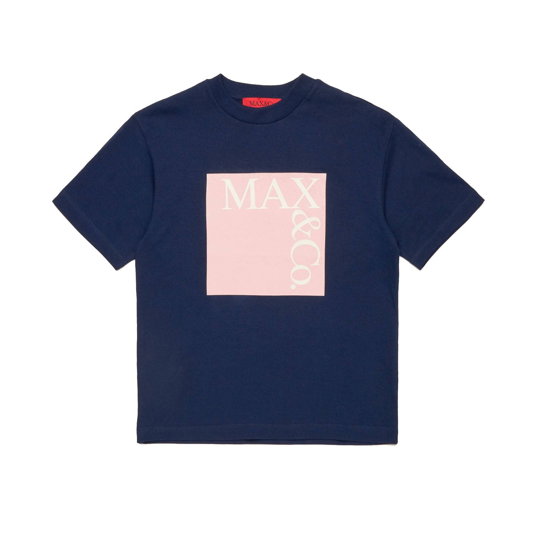 Max&co Crew Neck T-Shirt with Front Print