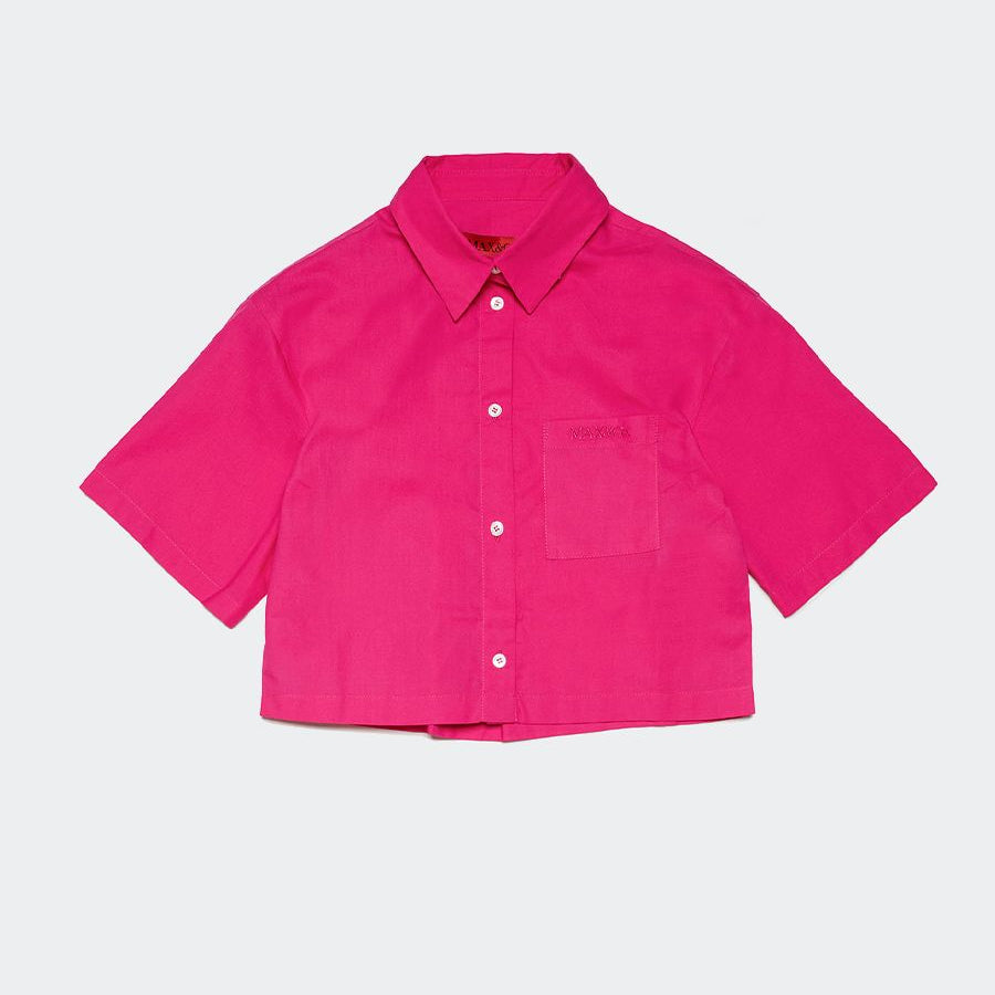 Max&co Shirt with Embroidered Logo on the Chest