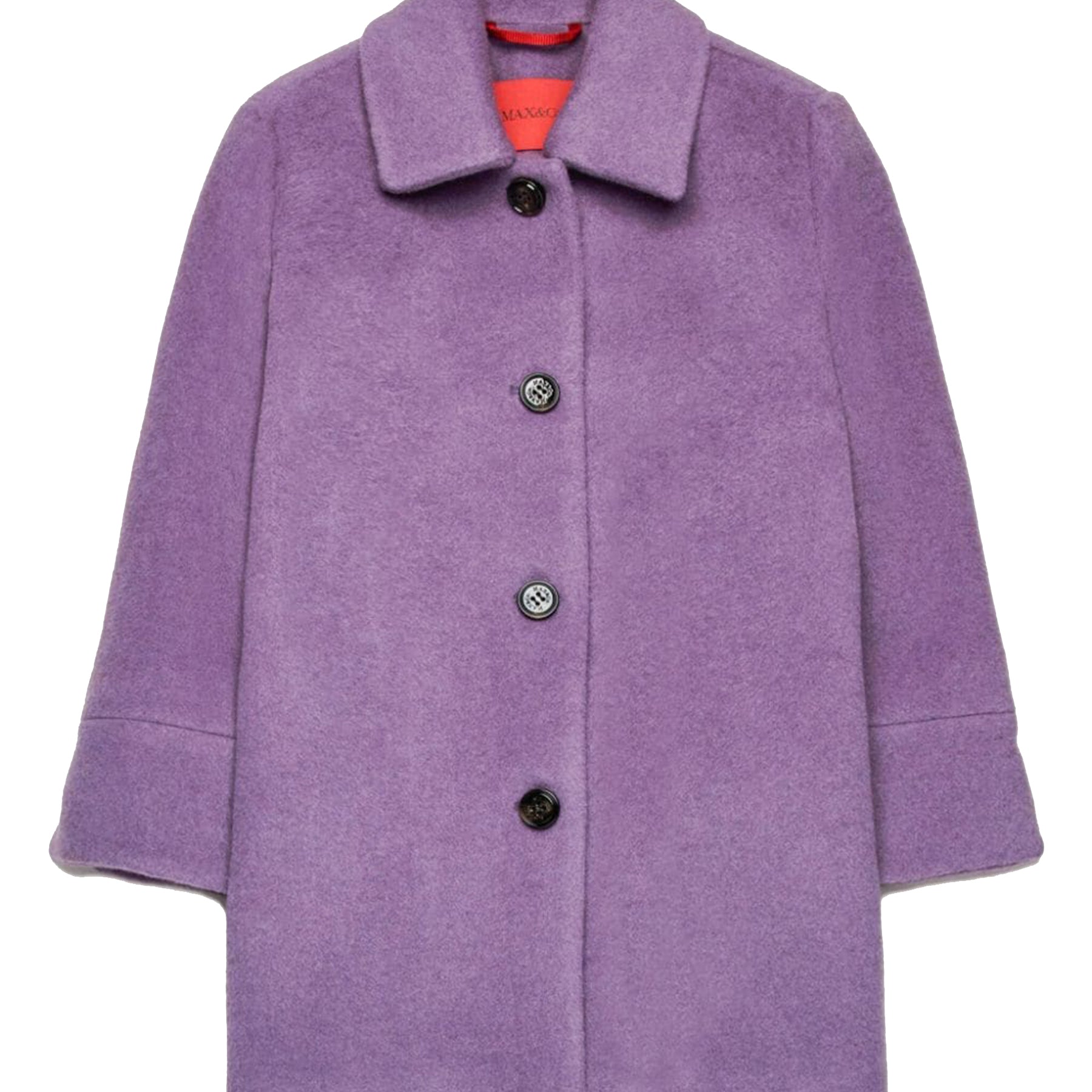 Max&co Classic Coat with Front Buttons