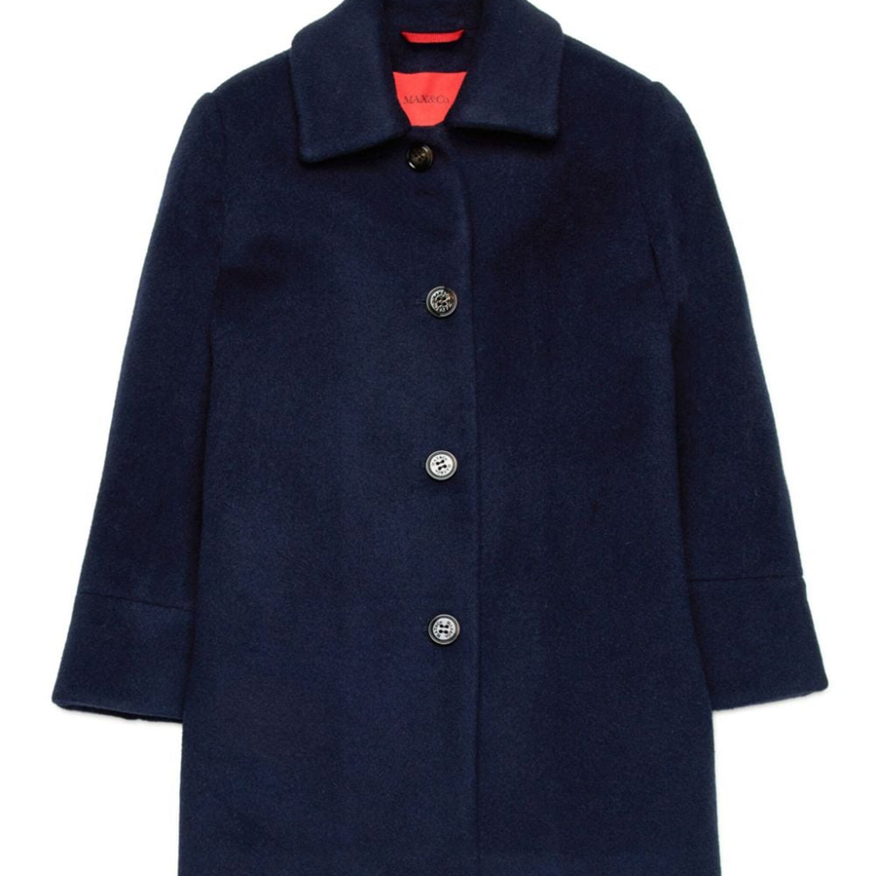 Classic Coat with Buttons Front