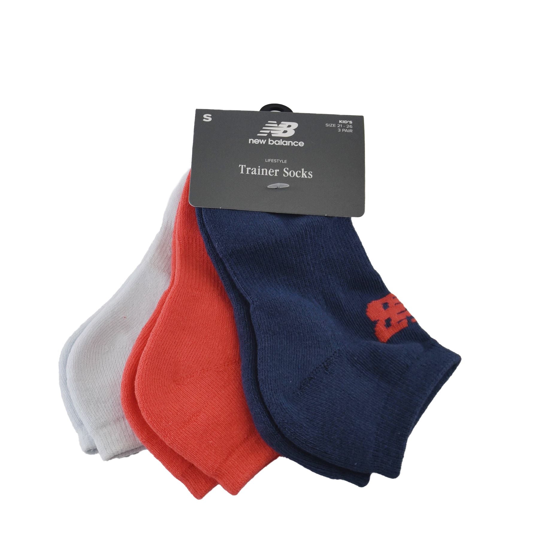 New Balance 3 Pack Trainer Socks