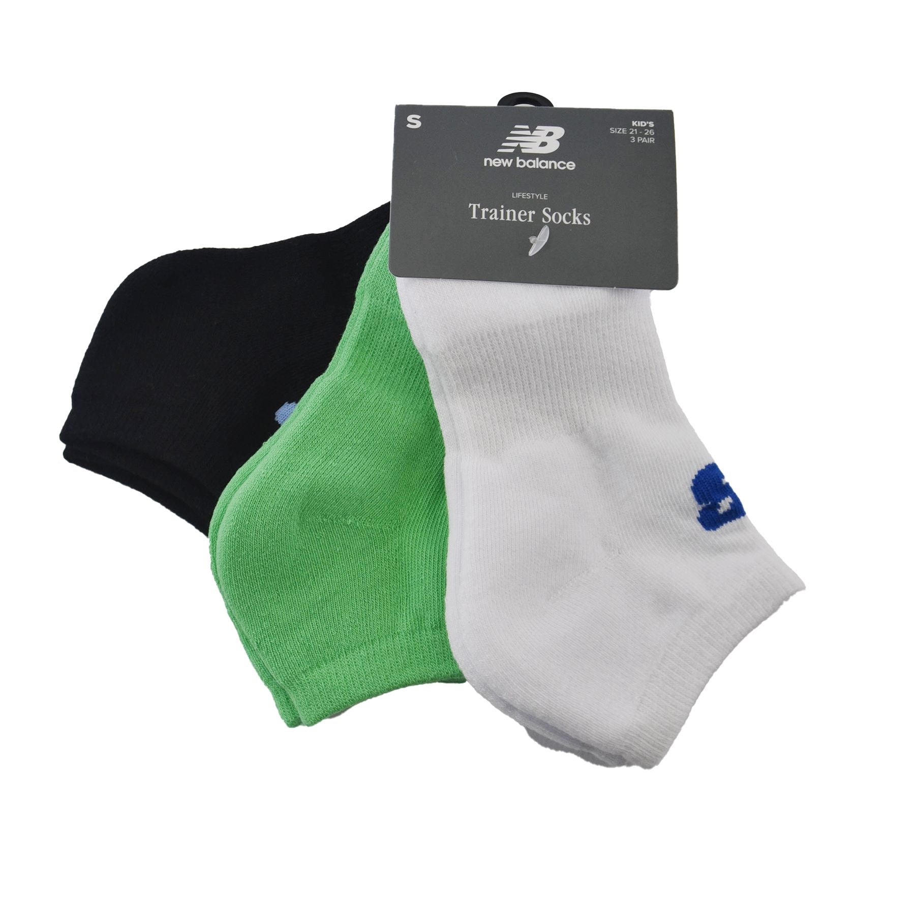 New Balance 3 Pack Trainer Socks