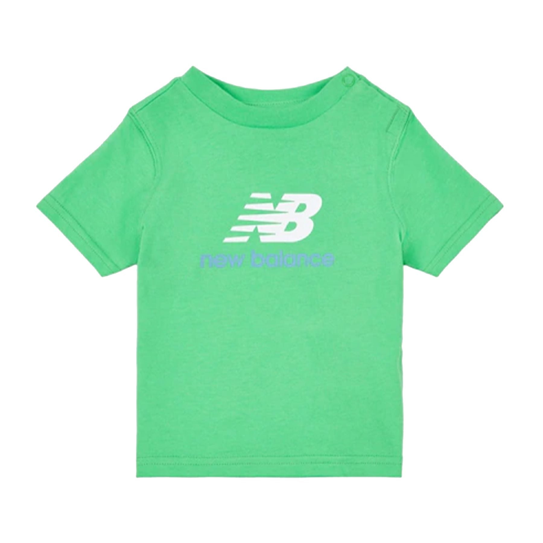 New Balance Cotton T-shirt with Logo Print