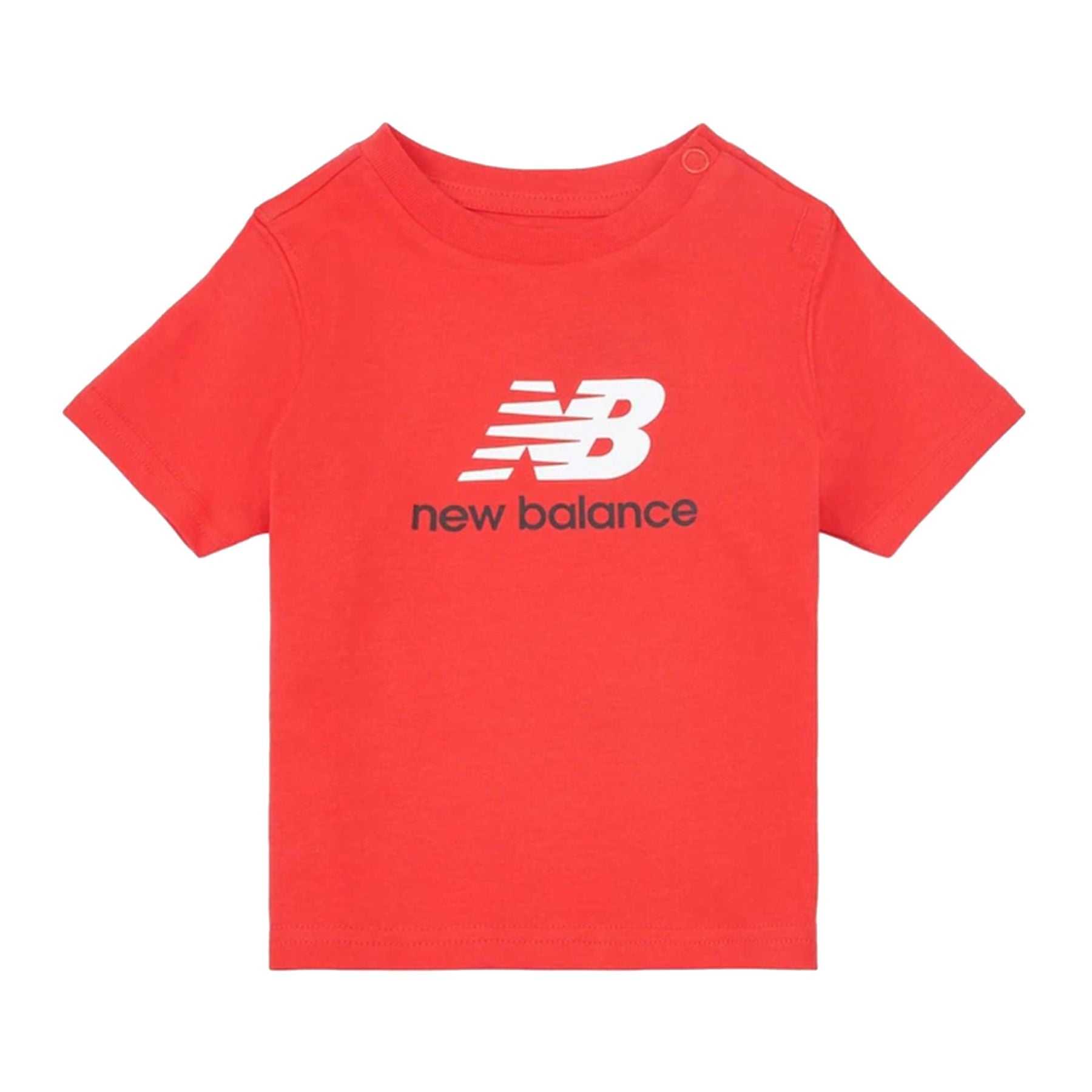 New Balance Cotton T-shirt with Logo Print